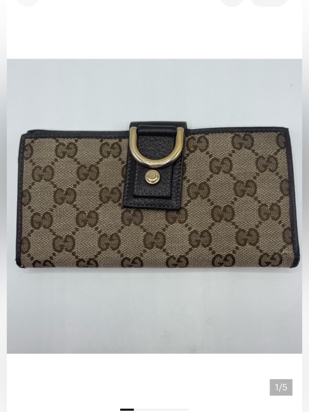 GUCCI D RING LARGE WALLET